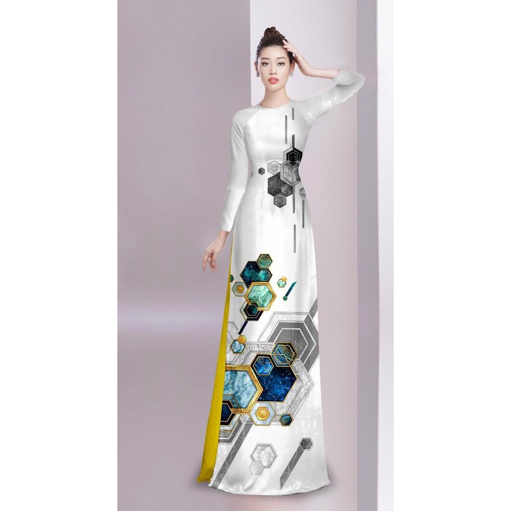 Áo Dài In 4D Họa Tiết Đẹp ( Không kèm quần) - QA00105