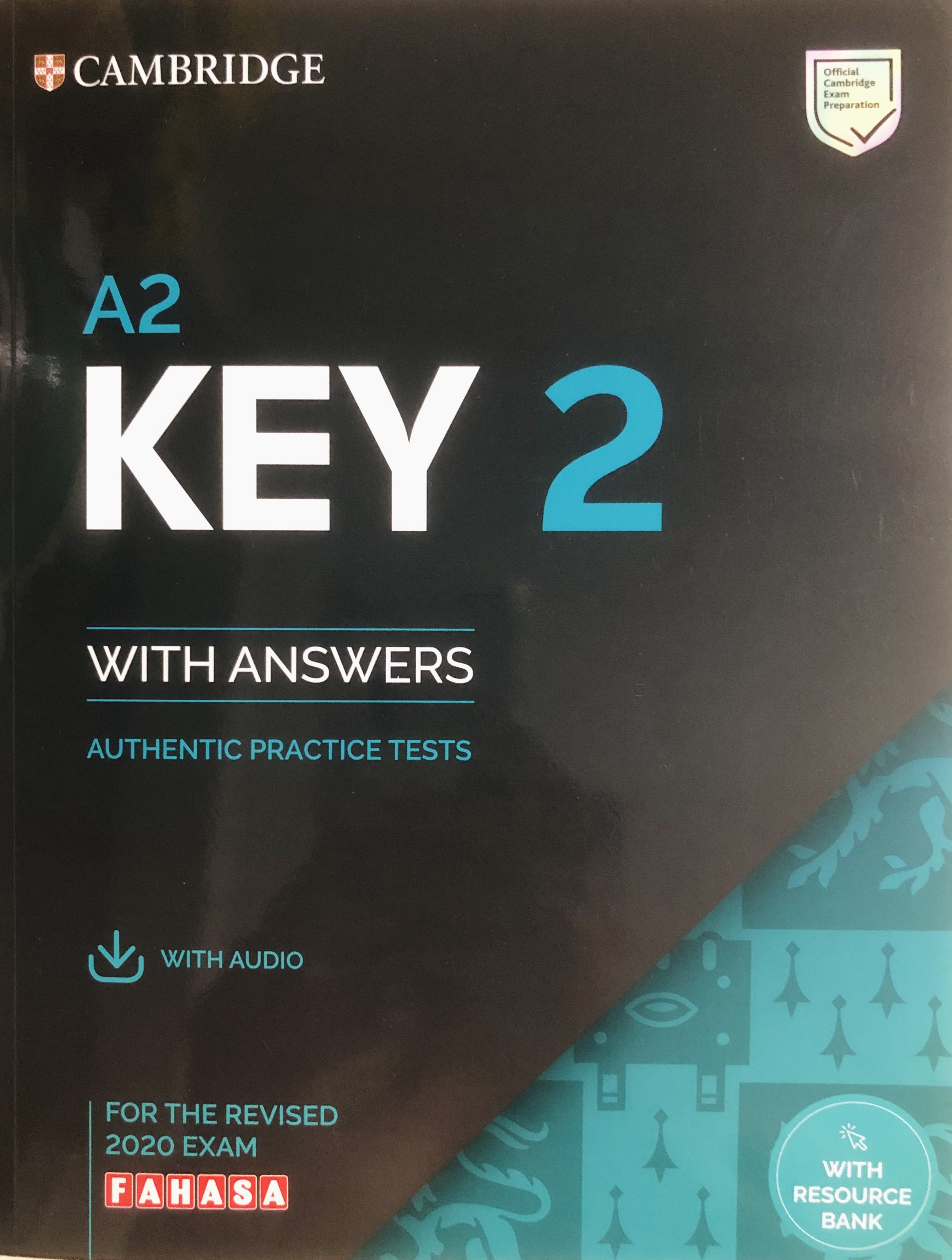 Cambridge - A2 Key with answers (with Audio and Resource Bank)