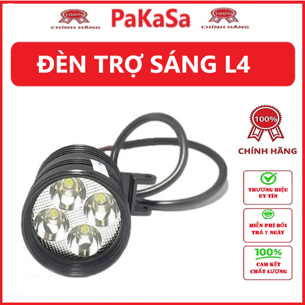 Đèn LED Trợ Sáng Xe Máy 3 Chức Năng Hoàn Hảo L4 