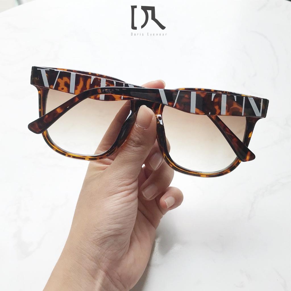 Mắt Kính Râm Màu Nâu Mắt Vuông Chống Tia UV400 DORISEYEWEAR