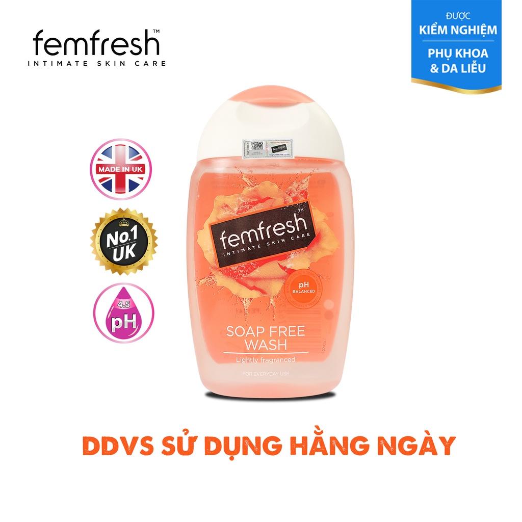 2 Chai Dung Dịch Vệ Sinh Phụ Nữ Femfresh Soothing Wash 250ml &amp; Femfresh Daily Intimate Wash 150ml