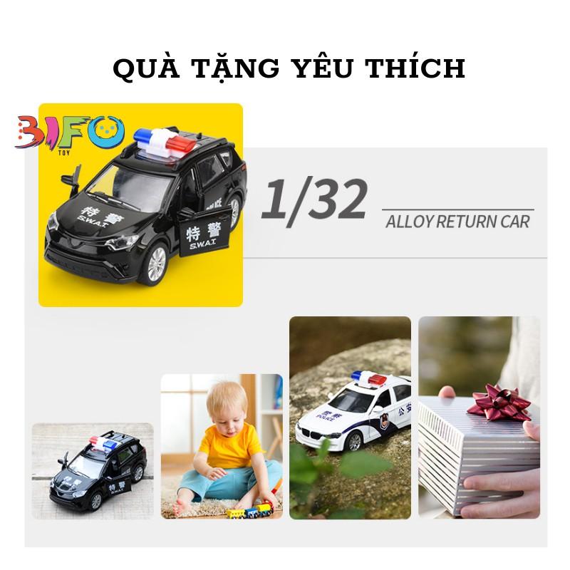 Mô hình xe cảnh sát hợp kim 1:32 có nhạc có đèn