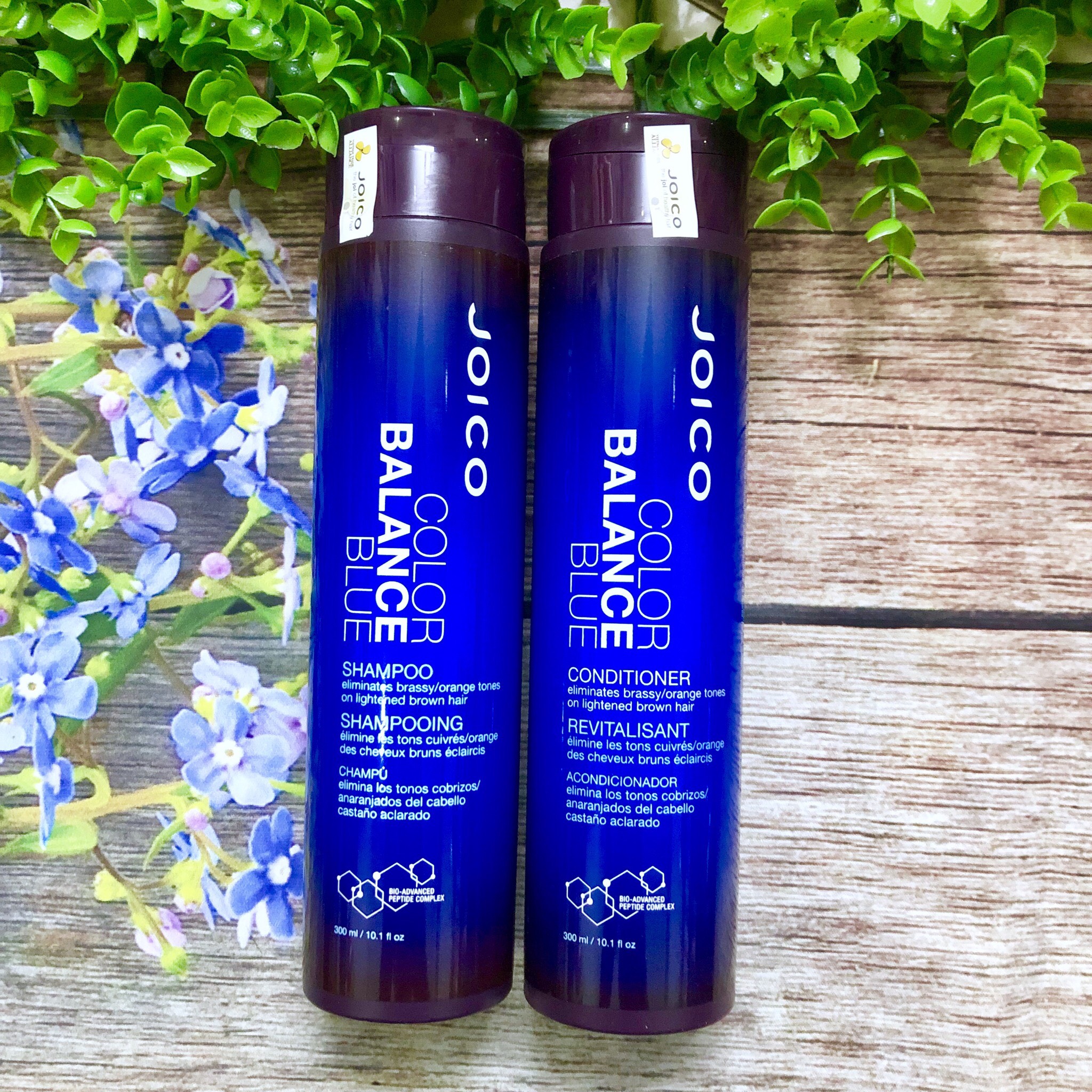 DẦU GỘI XẢ JOICO COLOR BALNCE BLUE TĂNG CƯỜNG ÁNH XANH VÀ KHỬ ÁNH CAM 300ML