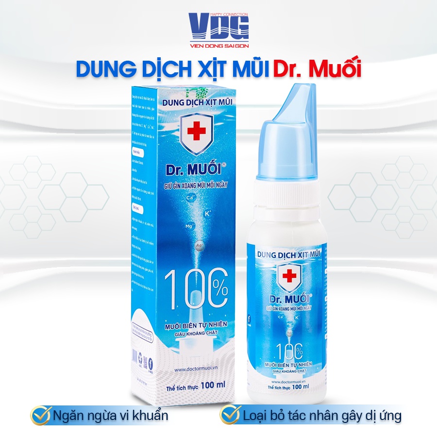Dung dịch xịt mũi Dr. Muối