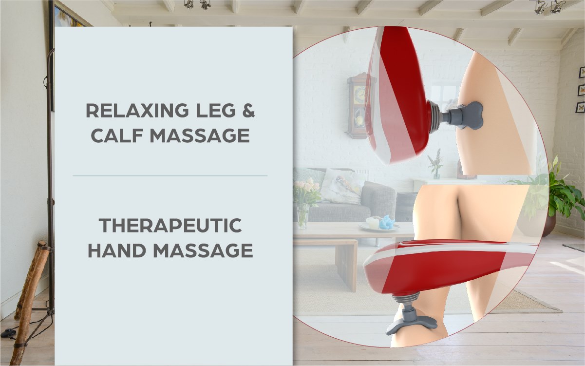 Máy Massage Chân G-BEETLE PRO tặng &quot;Máy Massage Cầm Tay G-Relax EZ + Thảm Massage Chân Ten Pad&quot;