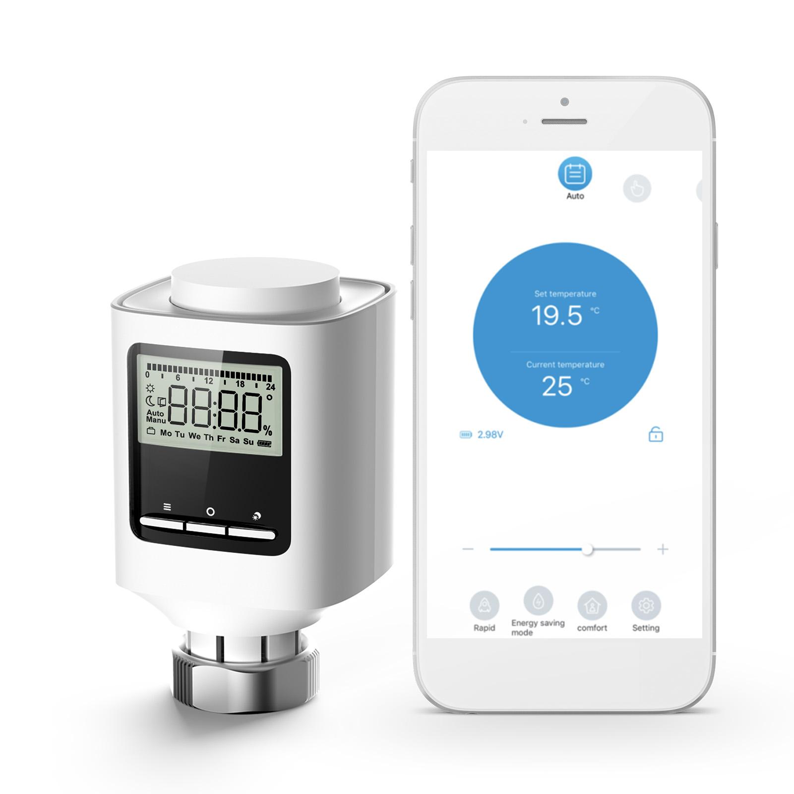 Van tản nhiệt ZigBee có thể lập trình hàng tuần điều khiển bằng giọng nói