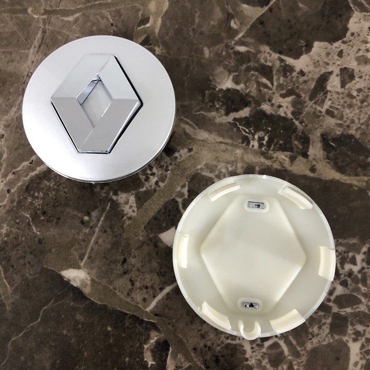 Logo chụp mâm, ốp lazang bánh xe ô tô Renault đường kính 57mm