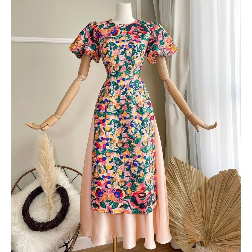 Áo Dài Đi Chơi LABELLE Size M TKCC160