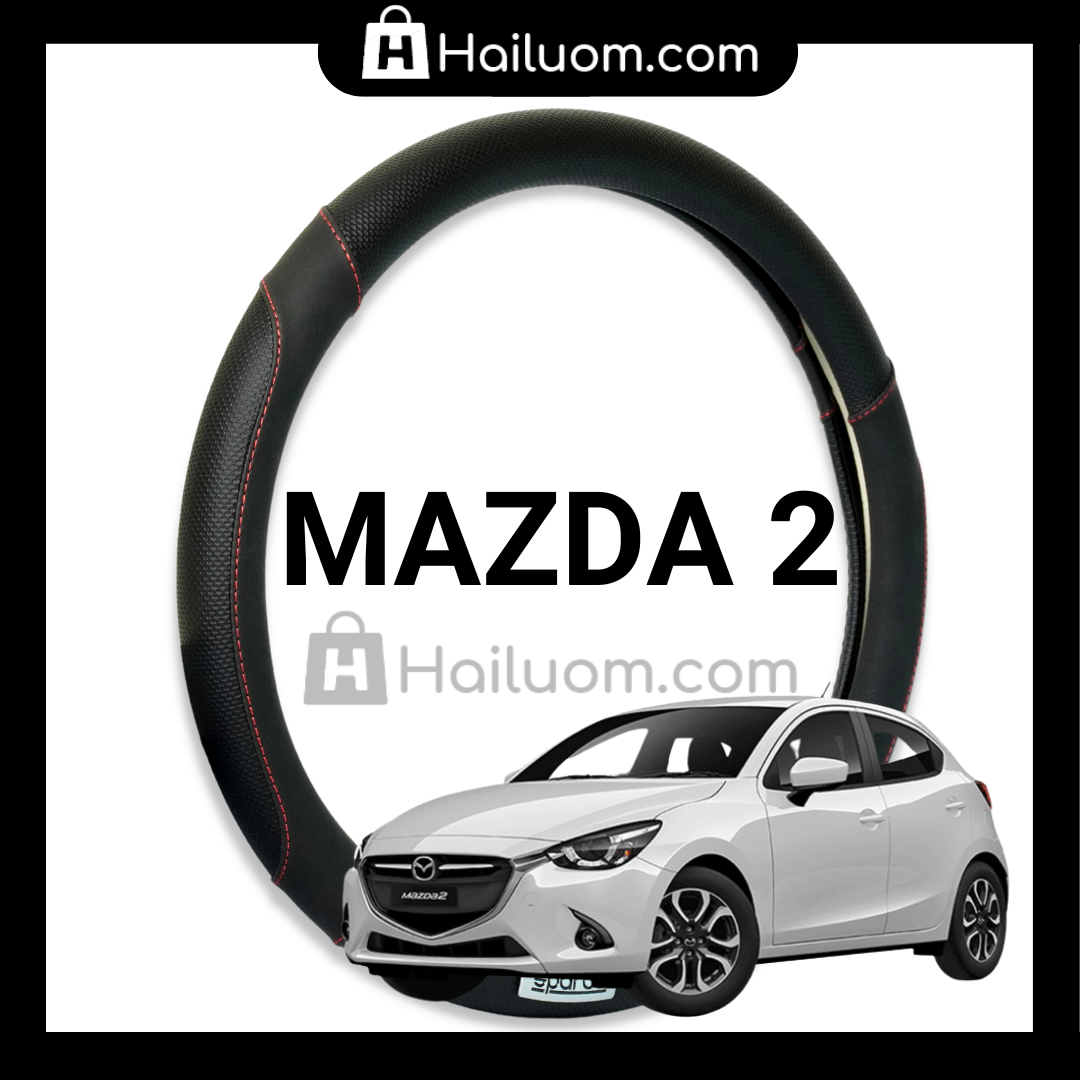 Bọc Vô Lăng ô tô MAZDA 2 | Bọc Vô Lăng cao cấp Sparco Italy