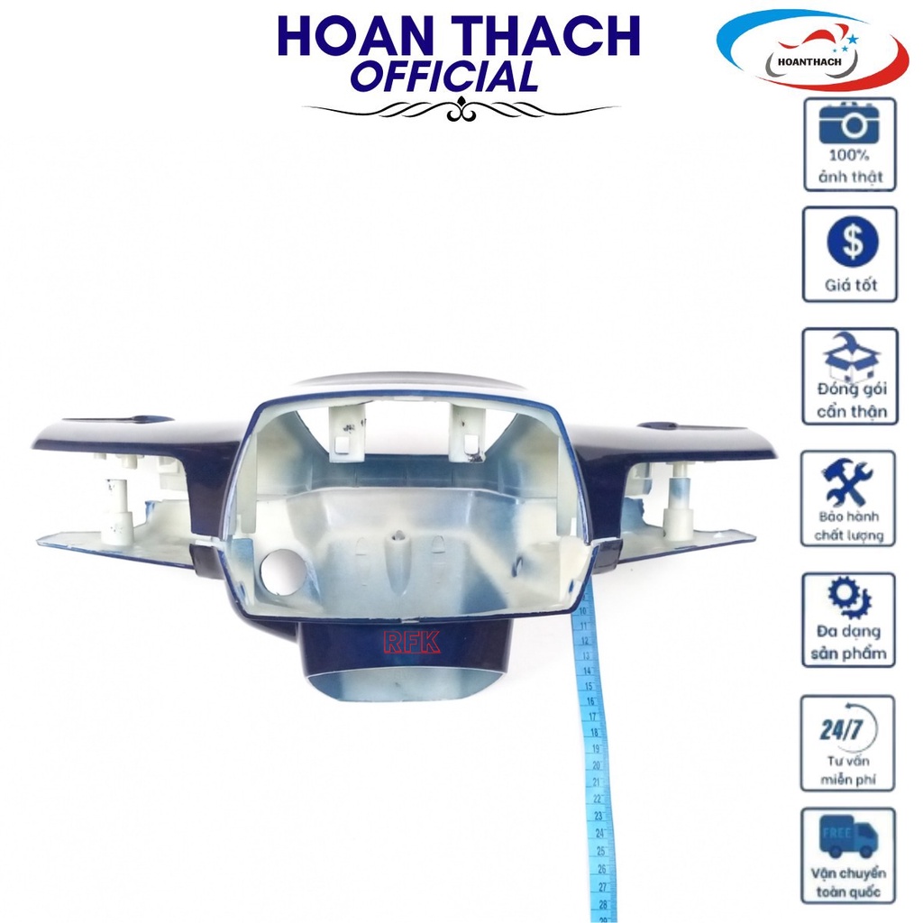 Bộ Đầu ( đầu bằng ) cho xe máy Dream Xanh Tím Dài Loan, HOANTHACH SP009186