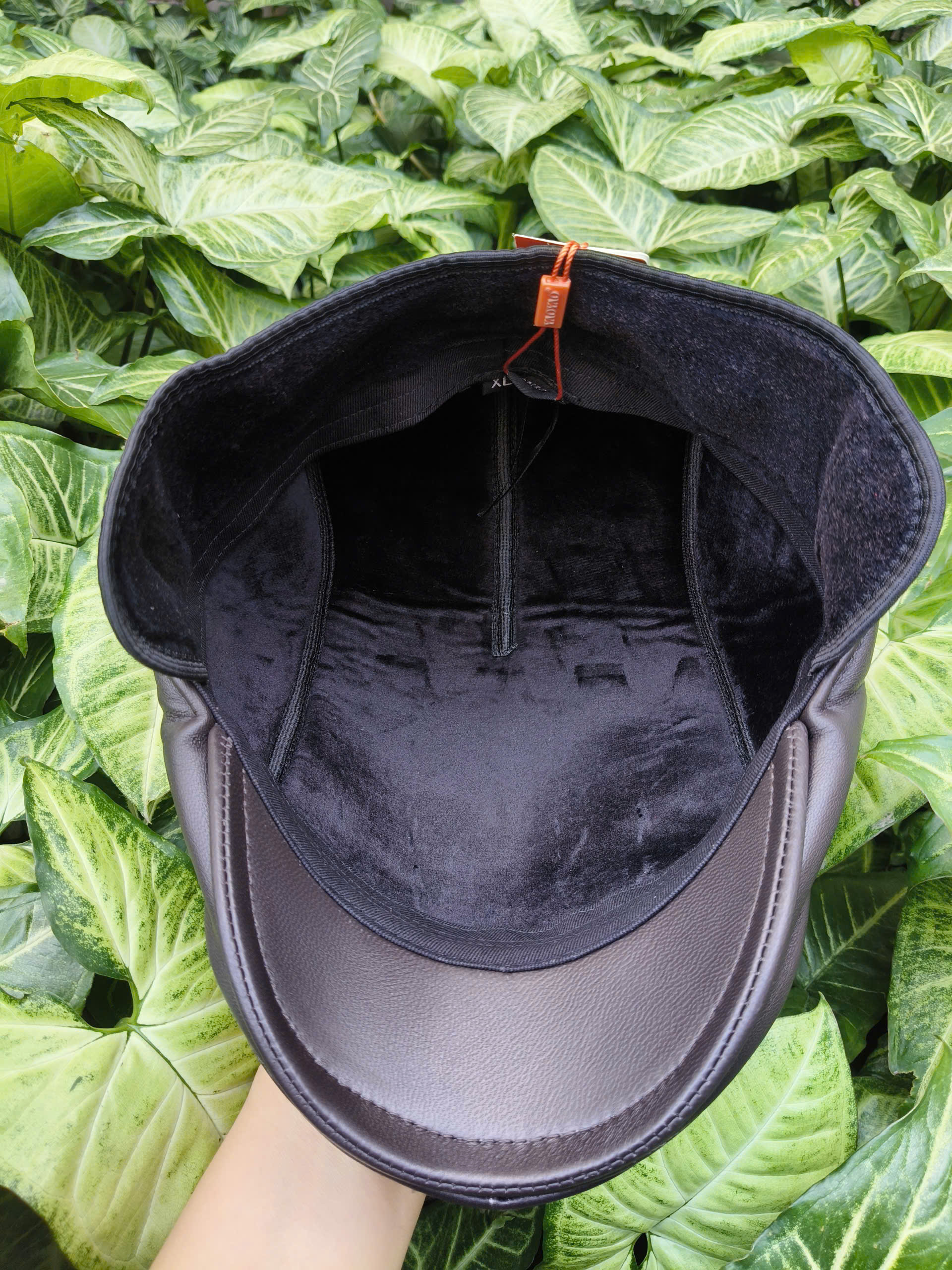 Mũ beret nam da cừu mùa đông YAOYAO BHY2097 Nón bê rê Có che tai, có dây điều chỉnh