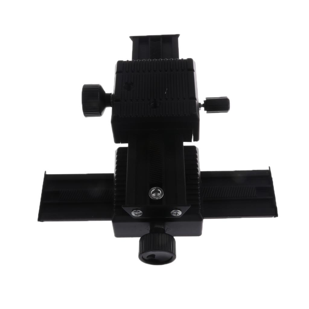 4-Way Macro Focusing Focus Rail Slider Slide for Pentax Olympus DSLR DV