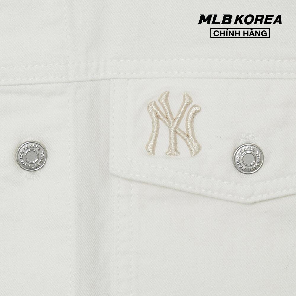 MLB - Áo sơ mi denim unisex tay dài Pop Art Graphic 3ADRL0131-50CRS