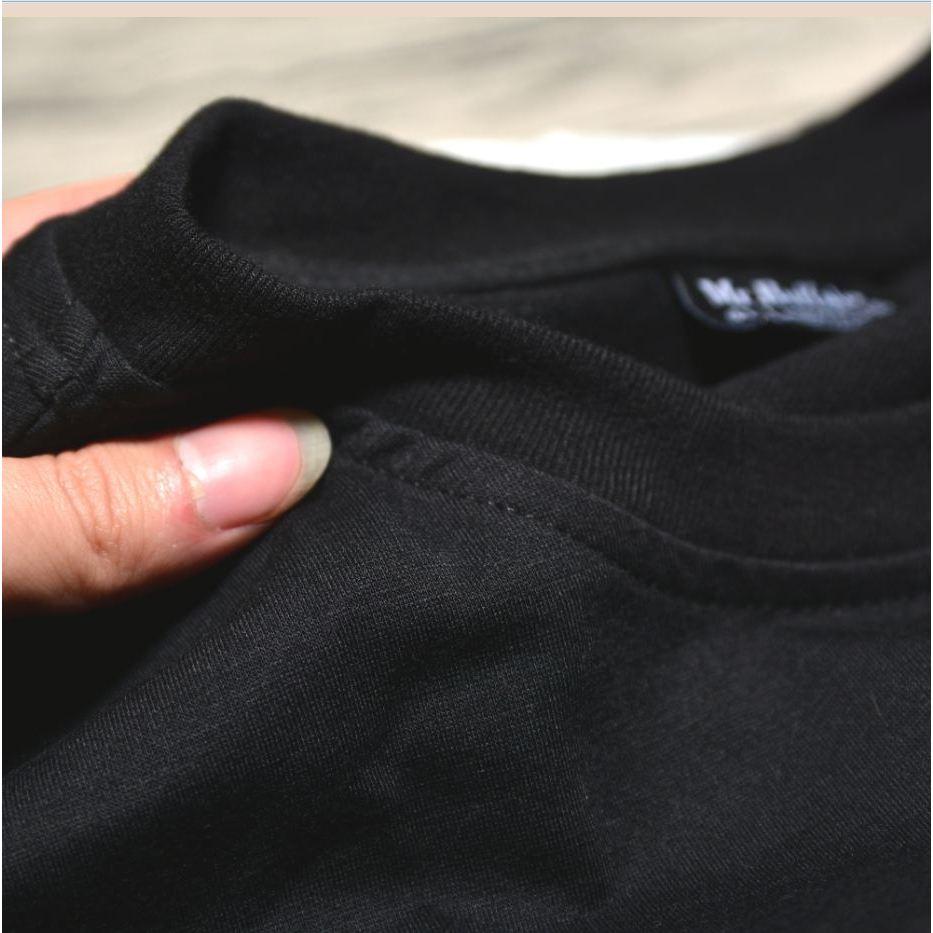 Áo sweater thu đông form rộng in hình hài hước "Đang làm chủ - chủ nhật" Mr.buffalo - [HN27] Áo Đen