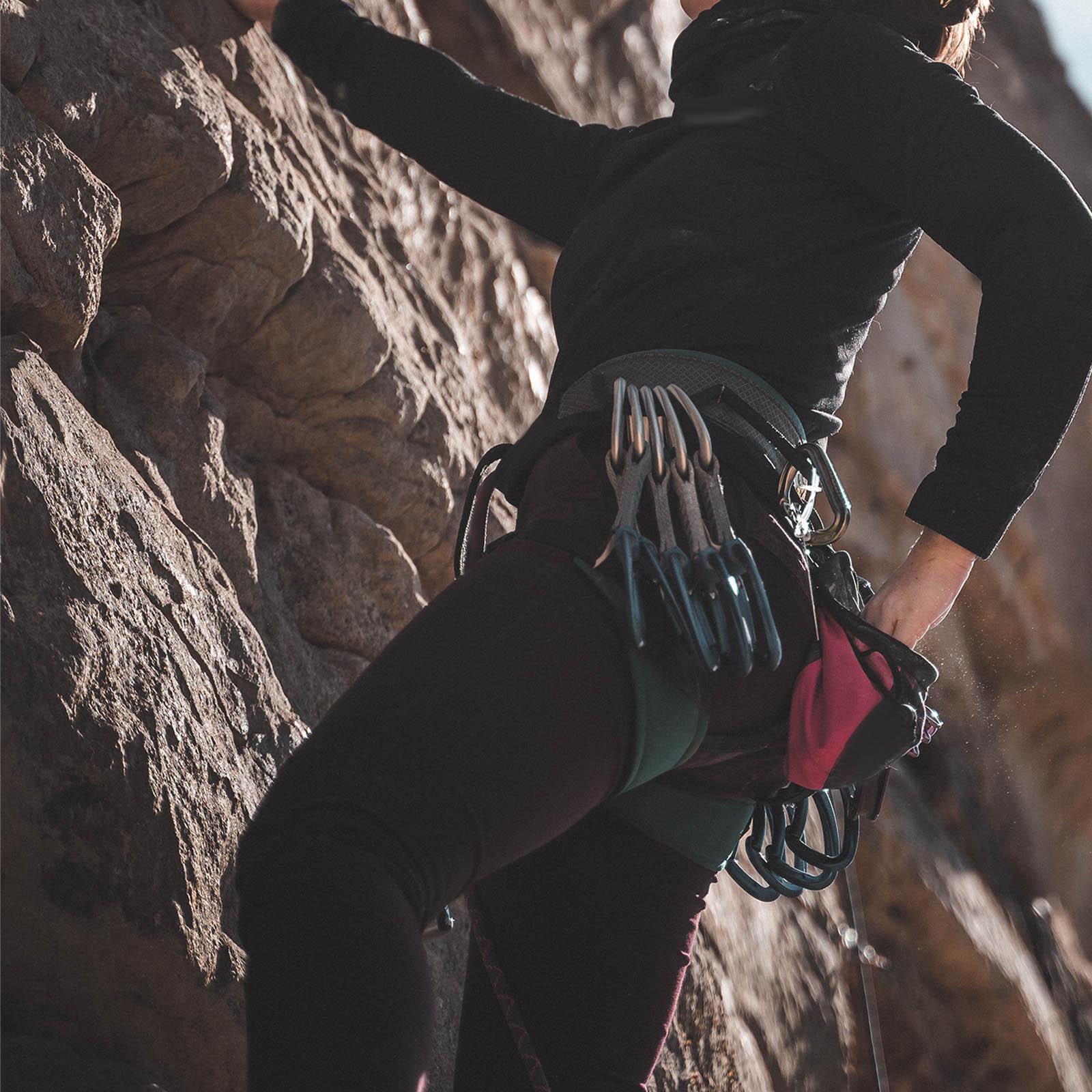 Climbing Harness  Belt Tree Climbing Rappelling Equip Black