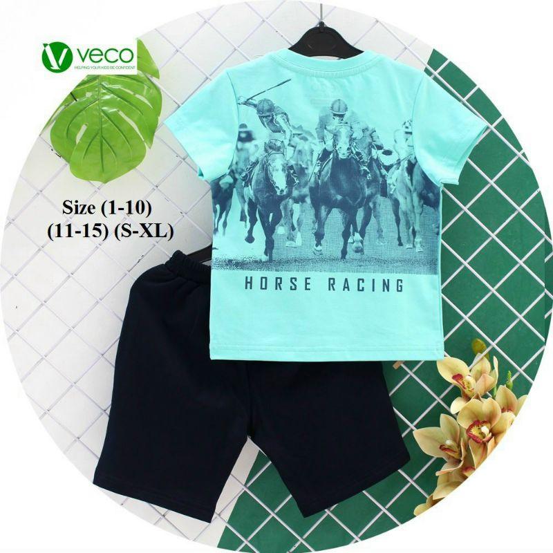 BỘ THUN VECO BÉ TRAI ĐỘNG VẬT 28-34KG