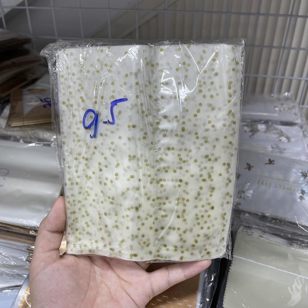 Túi hàn bánh xấp 50c - 9.5 cho bánh 150g - 180g