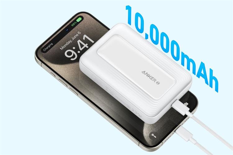 Sạc dự phòng Anker Zolo A1684 10000mAh 30W sạc không dây tối đa 15W - GiaPhucStore | Hàng Chính Hãng