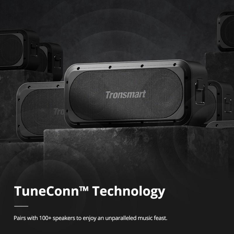 Loa bluetooth 5.3 Tronsmart Force SE Công suất 50W Chống nước IPX7 - Tích hợp làm sạc dự phòng - Hàng chính hãng.