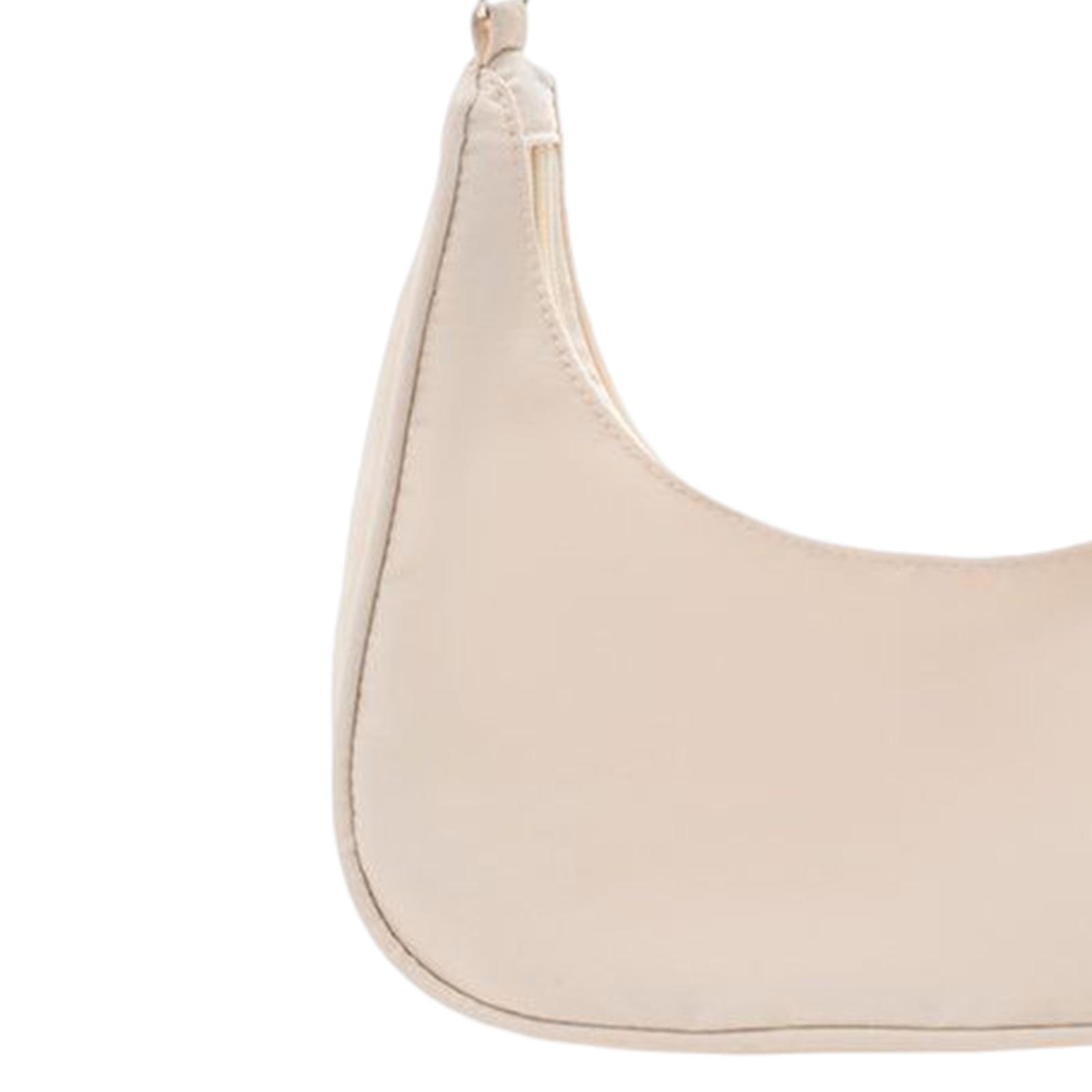 Women Girls Dumpling Bun Beach Underarm Bags Wallet Travel Bag Nylon Shoulder Bag,