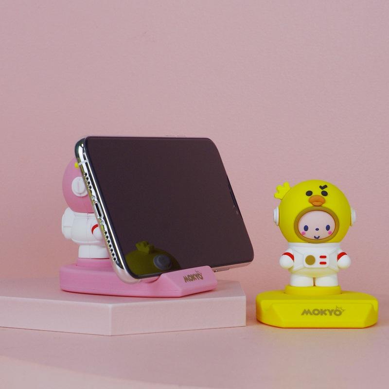 Giá Đỡ Điện Thoại/Máy Tính Bảng Để Bàn Họa Tiết Hoạt Hình Phi Hành Gia Dễ Thương