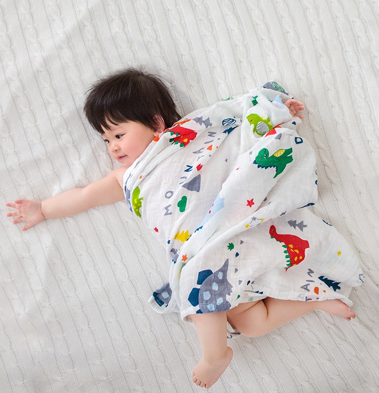 Set 2 Khăn Tắm Em Bé Sợi Tre Bonny Siêu Mềm Và Thấm Hút - Giao họa tiết ngẫu nhiên