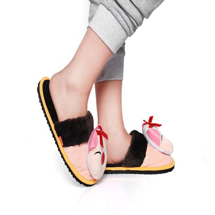 Combo 2 dép đi trong nhà Doremon kute cho chị em gái SIGATO SGT 368