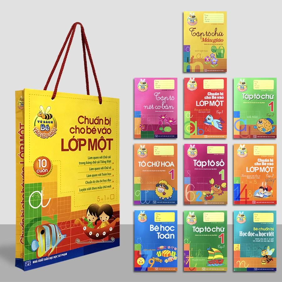 Sách Chuẩn Bị Cho Bé Vào Lớp Một Túi 10 Cuốn - Minh Long