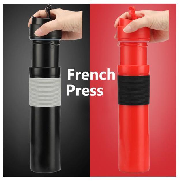 Bình đựng nước đựng cà phê trà tiện lợi Coffee French Bottle Travel - AsiaMart