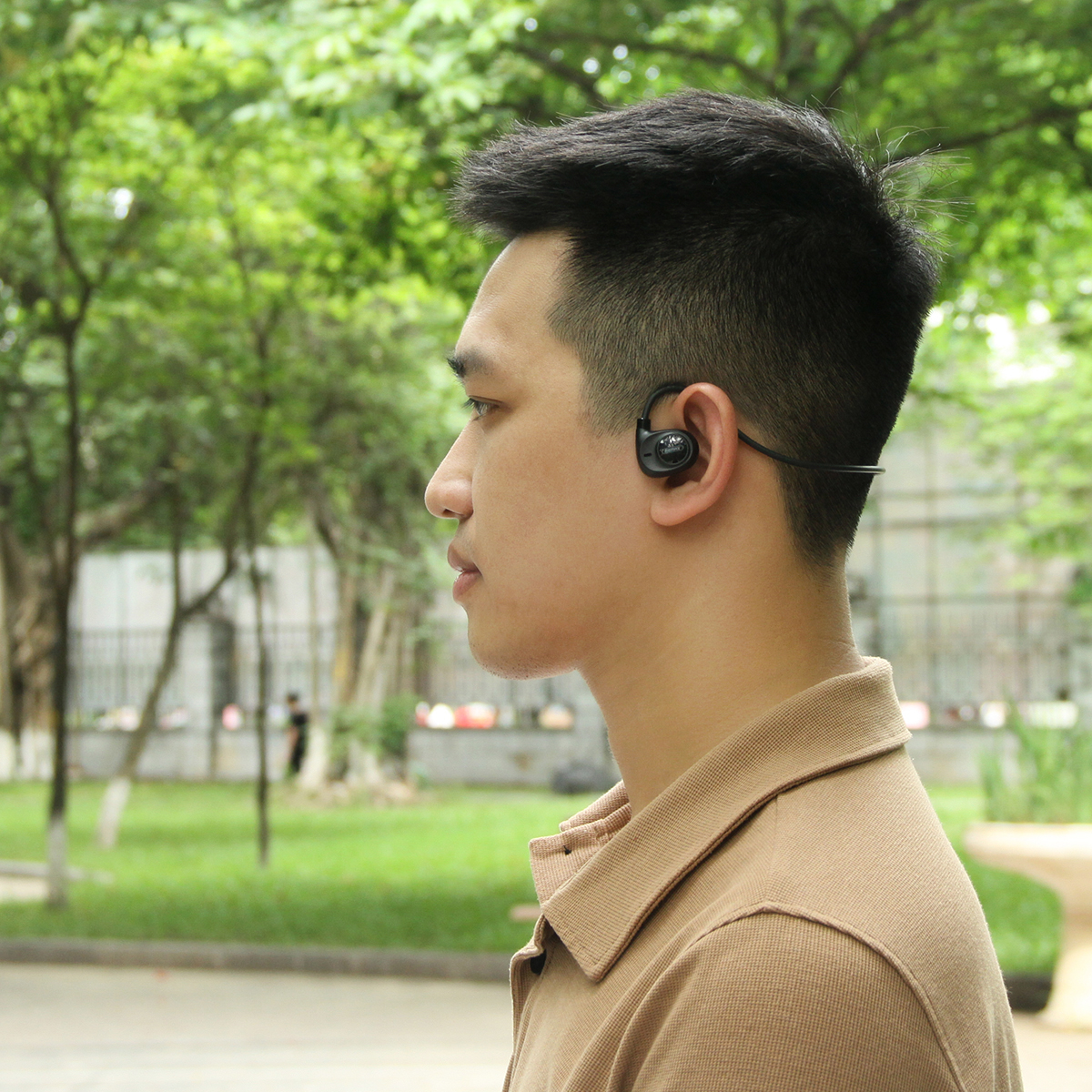 Tai nghe thể thao không dây Bluetooth Remax RB-S13 Dẫn truyền âm thanh qua Khí, không gây đau tai - Hàng Chính Hãng Remax