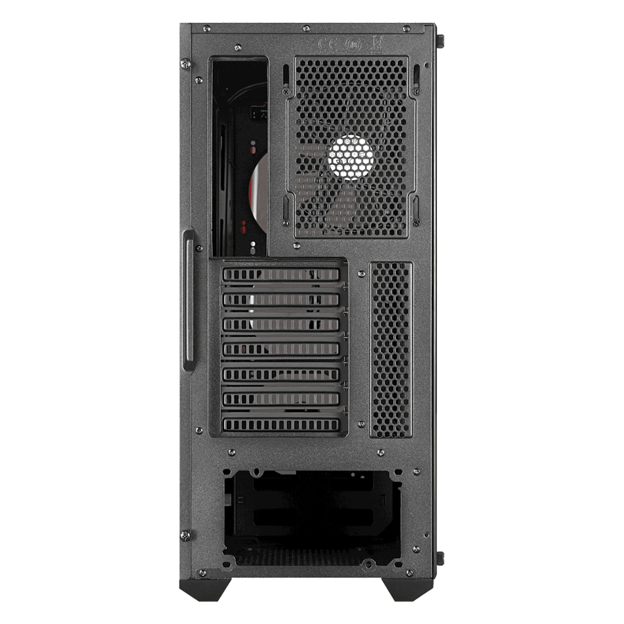 Vỏ Case Cooler Master MB 520 TG RED TRIM - Hàng Chính Hãng