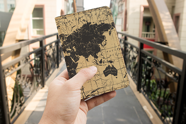 Bao Da Hộ Chiếu / PASSPORT Mika V-008-005-P - Nâu