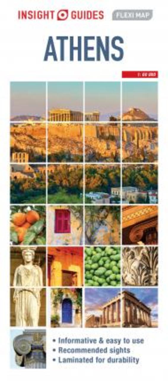 Sách - Insight Guides Flexi Map Athens  by Insight Guides