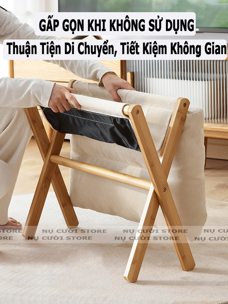 Ghế Kê Chân Gác Chân Chống Mỏi; Kệ Để Chân Gấp Gọn Phòng Khách; Ghế Sofa Nhỏ Văn Phòng