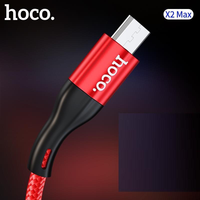 Cáp sạc nhanh và truyền data dành cho Hoco X2 Max Flash cổng Type-C Micro-USB QC3.0,max 3A,dài 1M/2M - Hàng chính hãng