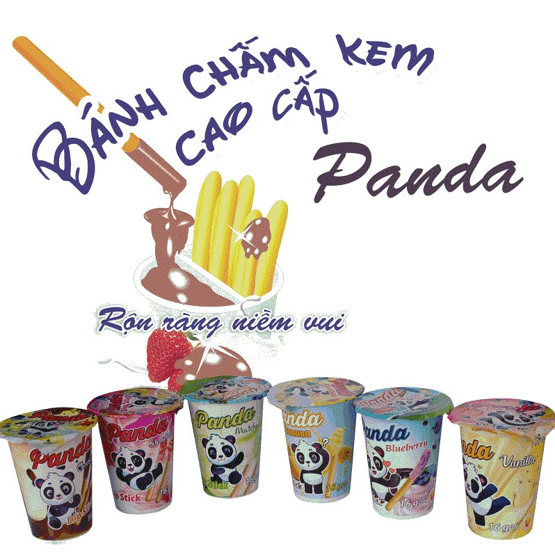 Bánh Chấm Kem Panda