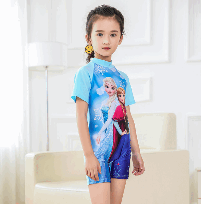 Đồ Bơi Bé Gái Một Mảnh Họa Tiết Hoạt Hình Dễ Thương BBO11 MAYHOMES Cute Baby Girl Swimsuit