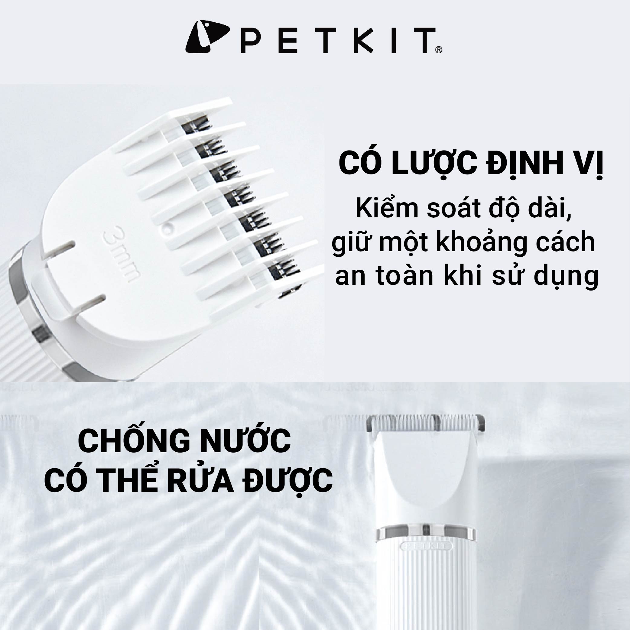 Tông Đơ Đa Năng PETKIT 2in1 Chuyên Dụng Cắt Tỉa Cho Chó Mèo Phiên Bản Pro 2023