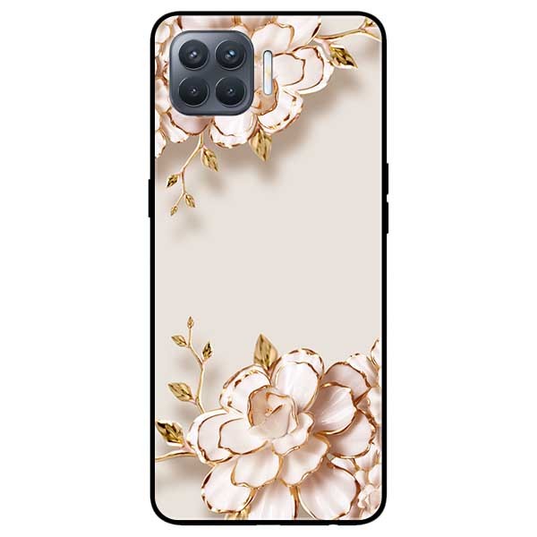 Ốp lưng dành cho Oppo A93 - F17 Pro mẫu Tranh Hoa Nền Trắng