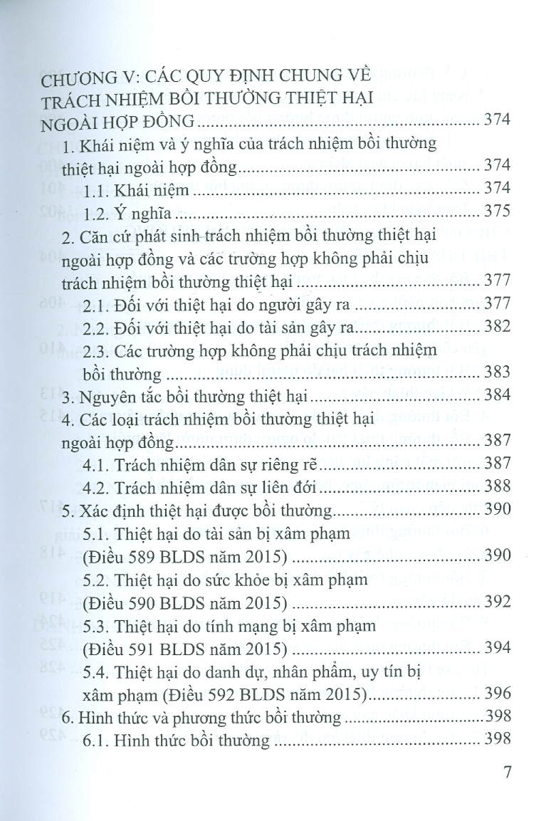 Giáo trình PHÁP LUẬT VỀ HỢP ĐỒNG VÀ BỒI THƯỜNG THIỆT HẠI NGOÀI HỢP ĐỒNG  (Tái bản lần thứ 1, có sửa đổi, bổ sung)