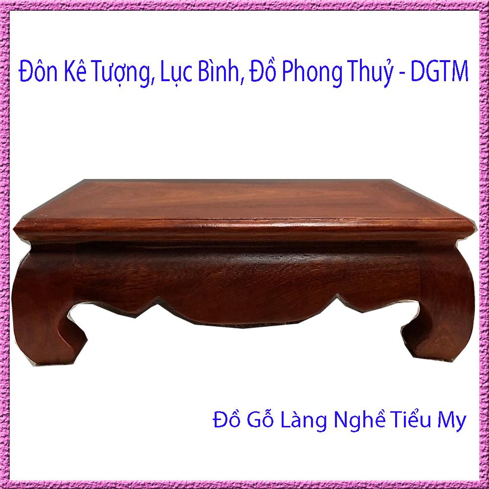 Đôn Kê Tượng Gỗ Hương Hình Chữ Nhật , Kệ Kê Lục Bình , Kê Đồ Phong Thuỷ, Bàn Mini