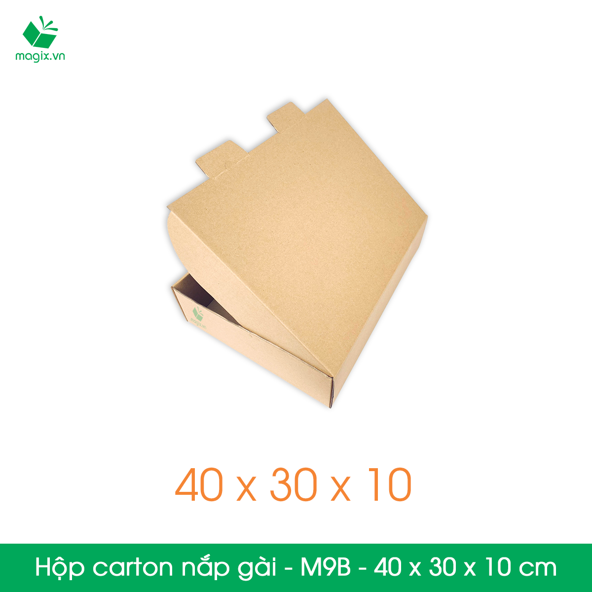 M14A - 16x14x6 cm - 20 Thùng hộp carton nắp gài đóng hàng