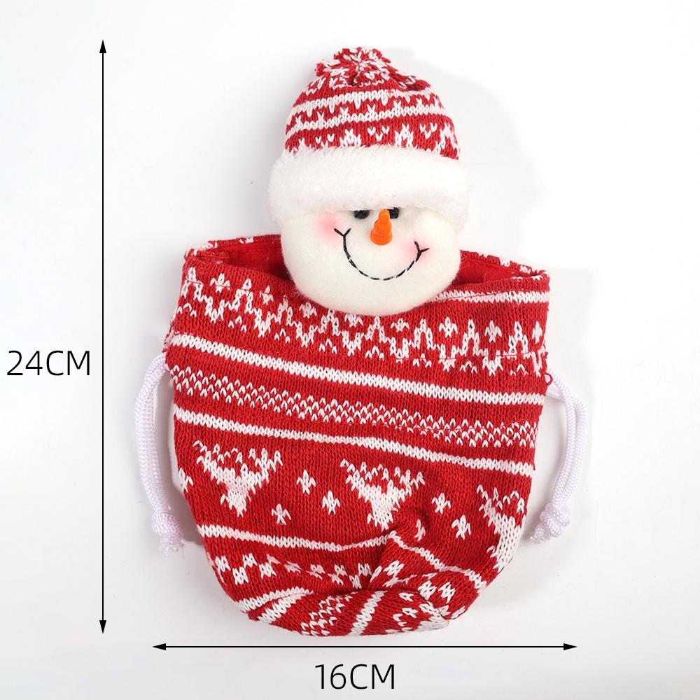 Túi đựng kẹo hình giáng sinh dễ thương kích thước 24x16cm