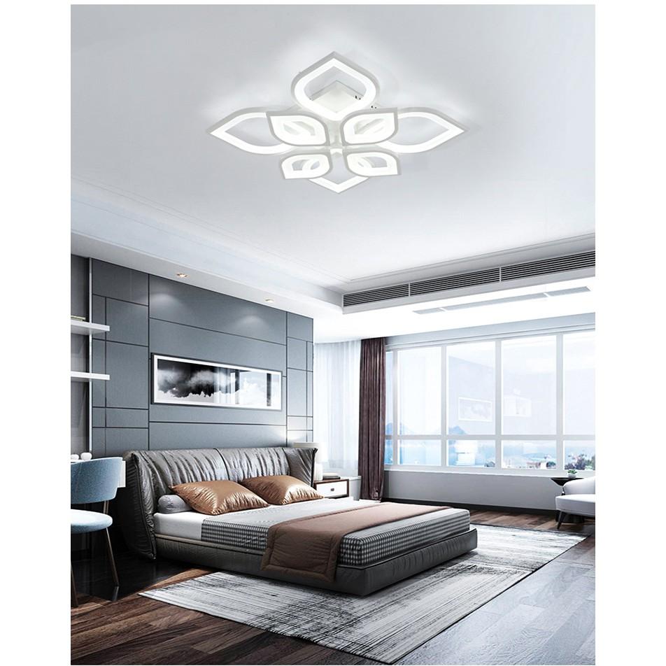 Đèn Led ốp trần trang trí  3 chế độ sáng, điều khiển từ xa hiện đại
