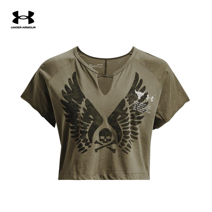 Áo thun tay ngắn thể thao nữ Under Armour Projct Rock Wings - 1369963-361