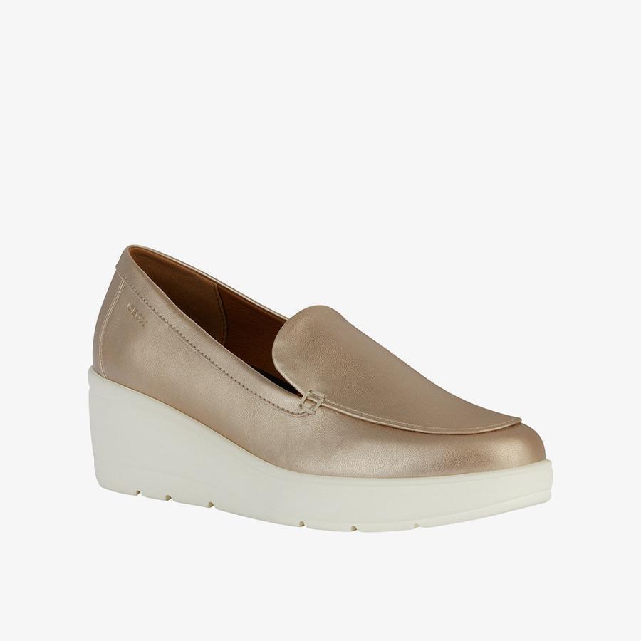 Giày Lười Nữ GEOX D ILDE B PEARL.SYNT.LEA