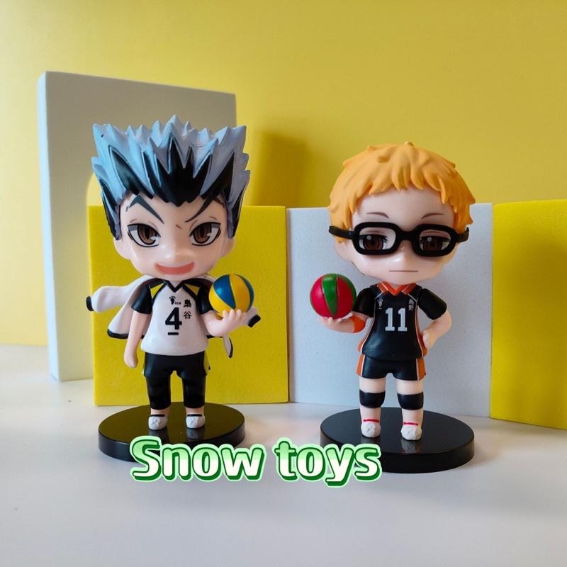 8 mô hình Haikyu - haikyuu Vua bóng chuyền Koshi Yu Nishinoya Kei Tsukishima Tobio Kageyama Shoyo Hinata Kenma Kozume