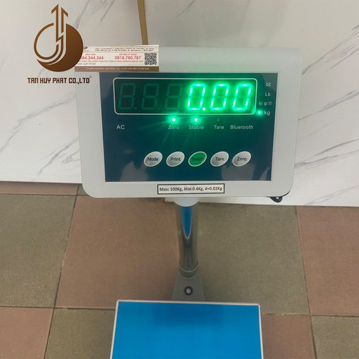 Cân Bàn Điện Tử B19P - Mặt Bàn Cân 300X400MM