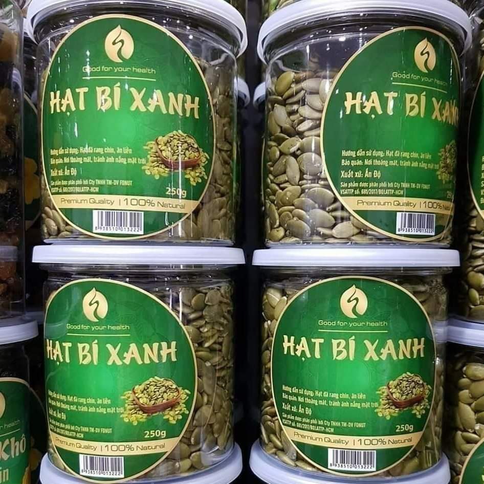 Bí xanh tách vỏ(hũ 250gr)