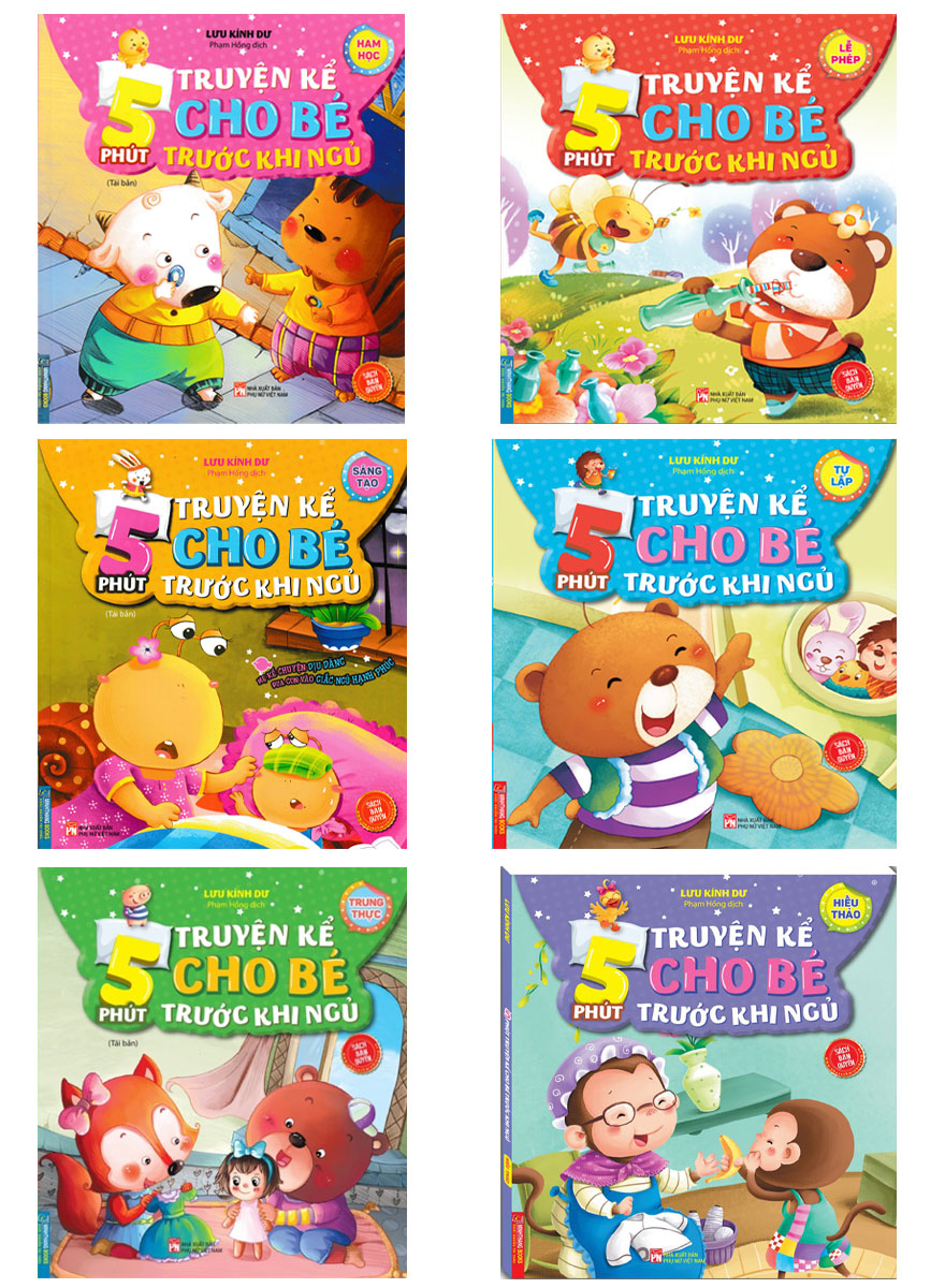 Combo 5 Phút Truyện Kể Cho Bé Trước Khi Ngủ  _MT